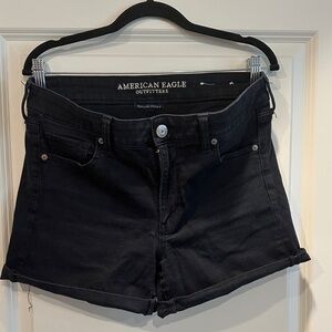American Eagle Outfitters Women's Dark Denim Shorts